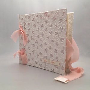 Libro dediche ospiti matrimonio, libro dediche copertina personalizzata, album in stile con i colori e il mood del matrimonio con nome sposi