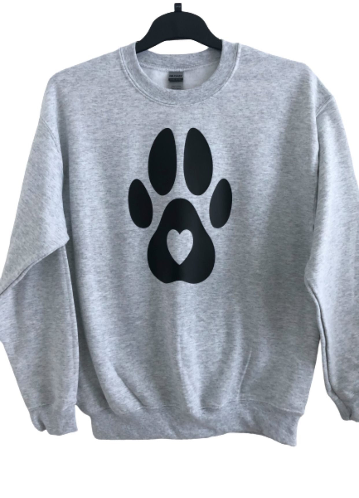 Dog Paw Top Paw Print Sweatshirt Dog Lover Jumper Etsy