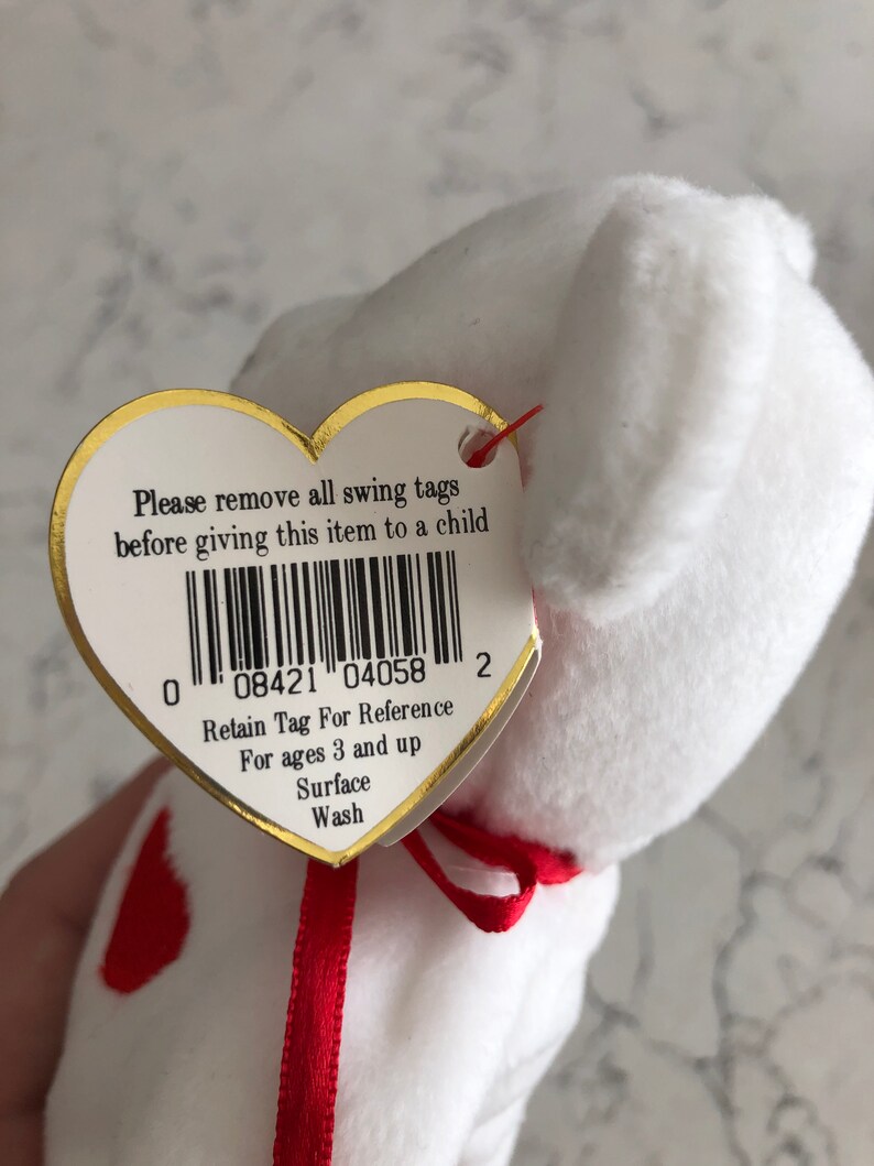 1993 Valentino Beanie Baby Rare Mint Errors Etsy