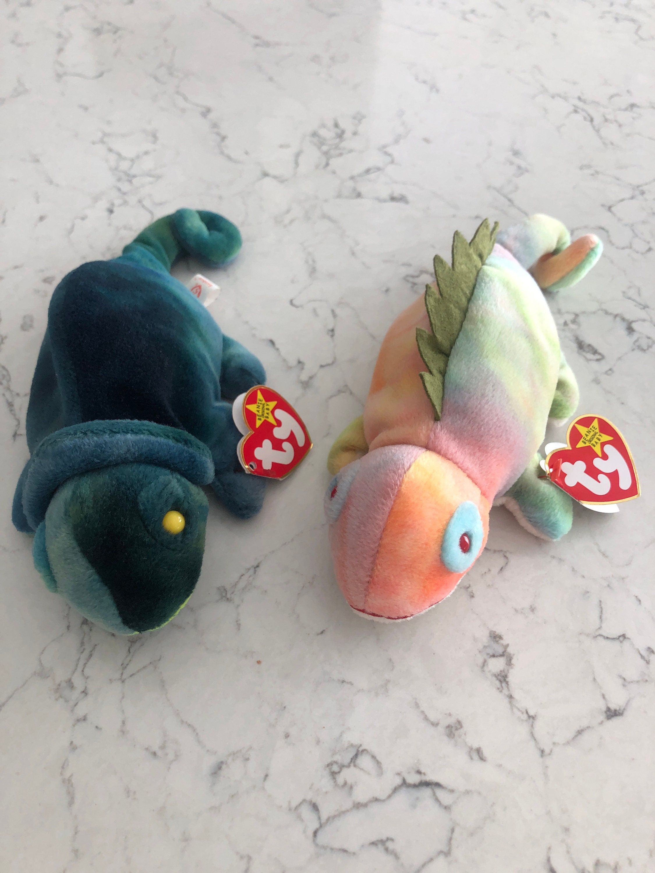 Iggy retailers and rainbow beanie babies value