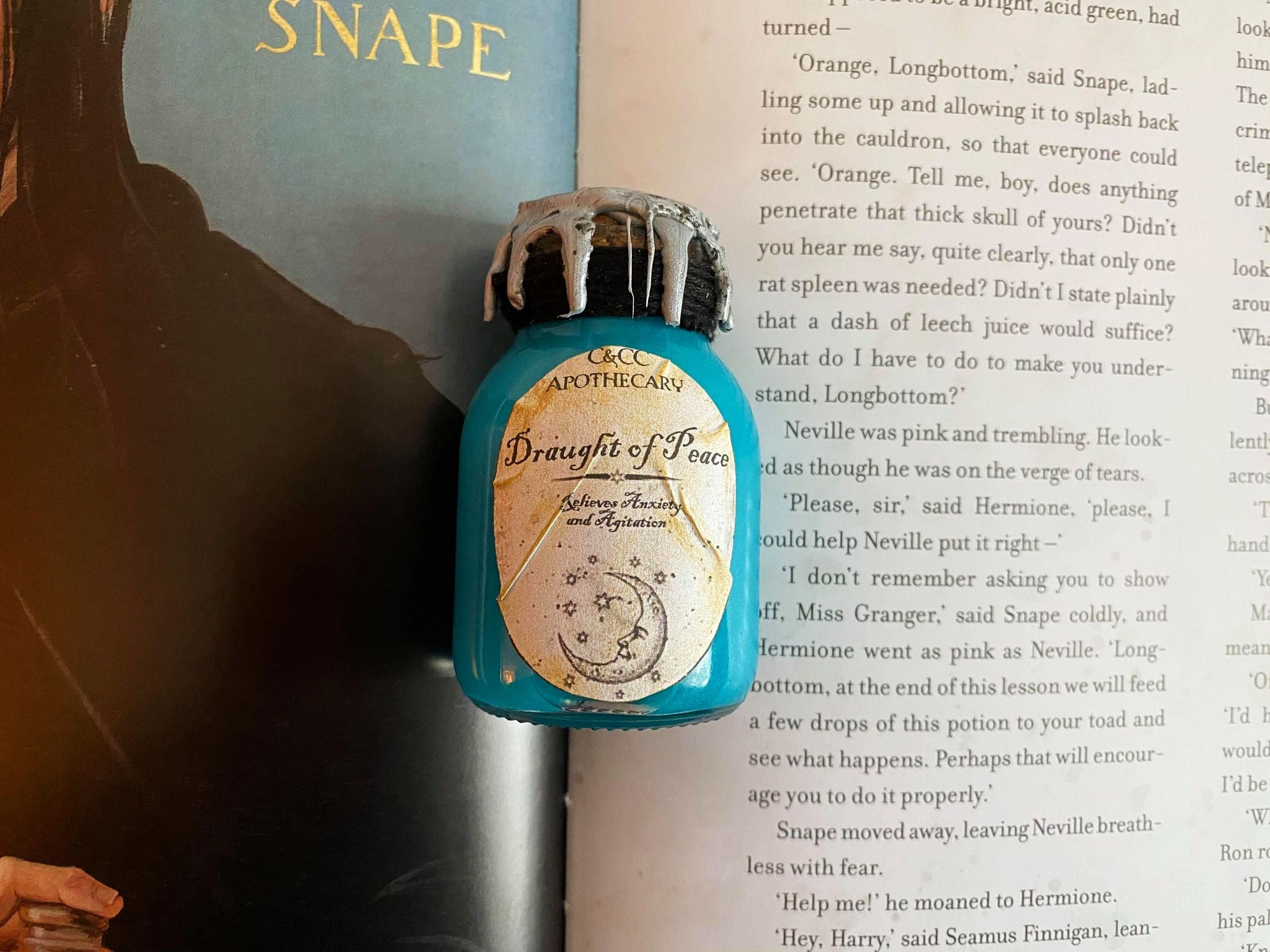 Draught of Peace. Harry Potter. Réplica de poción. Estante de Etsy