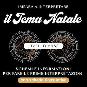 GUIDA Leggere e Interpretare il Tema Natale | Impara a leggere la Carta Astrale | Scheda Riassuntiva | Facile Da Stampare