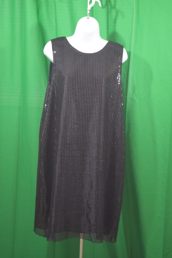 Michael Kors Black Sequined Dress