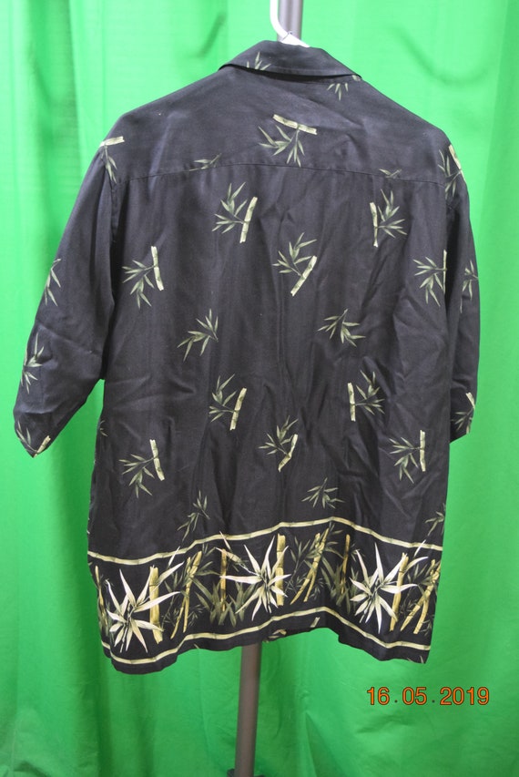Caribbean Pineapple: Bamboo Short-Sleeve 100% Silk - image 2