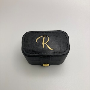 Personalized ring jewelry box