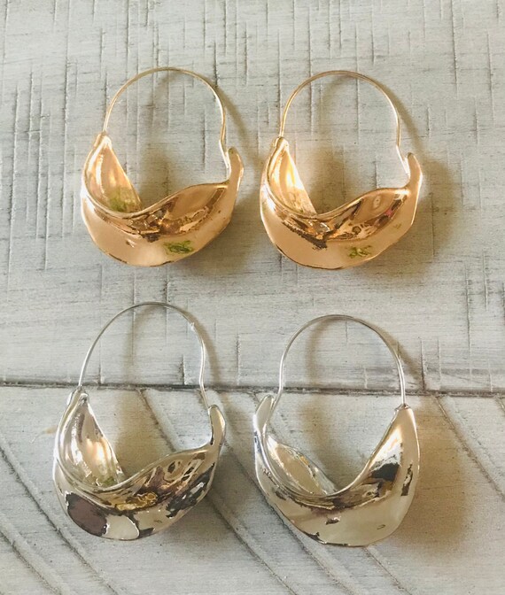 Basket earrings on sale