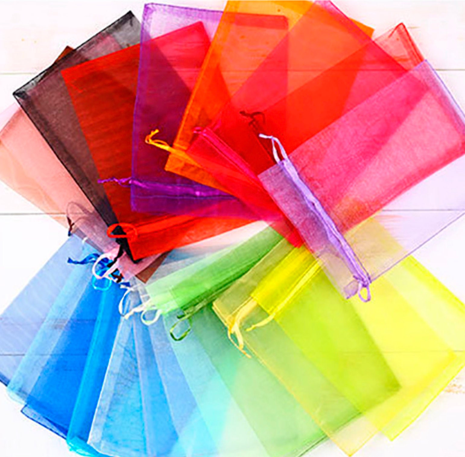 50 Organza Gift Bags Organza Pouches Wedding Party Bag of Etsy