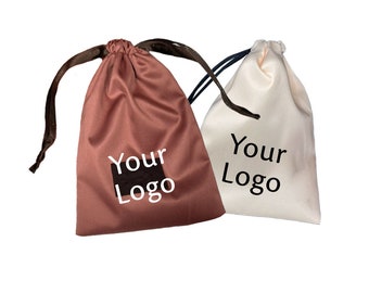 Satin drawstring bags, Organza custom dust bags, Envelope bags with flap, Jewelry package pouch, Personalized, printed wholesale product