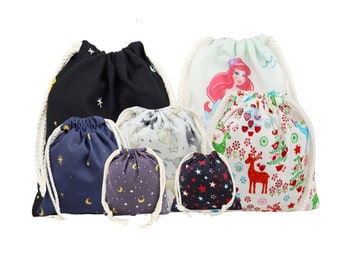 100% Cotton Multi-Function Drawstring Bag / Cotton pouch /Gift pouch /Favor Pouch /Cosmetic Cotton Bag /Jewerly Bag / Reusable gift wrapping