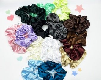 Silk Scrunchies / Silk Hair Scrunchies / Silk Scrunchy / Silk / Hair accessory / Scrunchie Hair Tie/ Gift for her / Gift / Soft Scrunchy