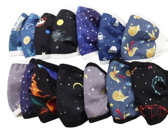 Starry Organic Cotton Face masks, face mask, washable face mask, handmade masks, cotton face mask, reusable face mask,Gift for child, Mask