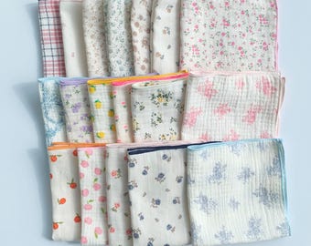 Eco Friendly UNpaper Towels, Reusable Cotton Gauze Towels, Absorbent Washable Towels for Kitchen, Cleaning Cloth, Napkins, Zero Waste