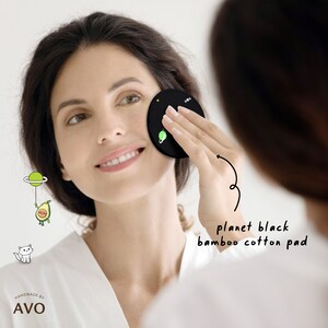 Moon and star Reusable Organic Cotton Pad,Organic Facial Pads, organic cotton pads, Cotton rounds, makeup remover, facial pads, skincare