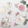 Cosmos Reusable Organic Cotton Pad, Organic Facial Pads, organic cotton pads, Cotton rounds, makeup remover, facial pads, skincare, Gift product logo