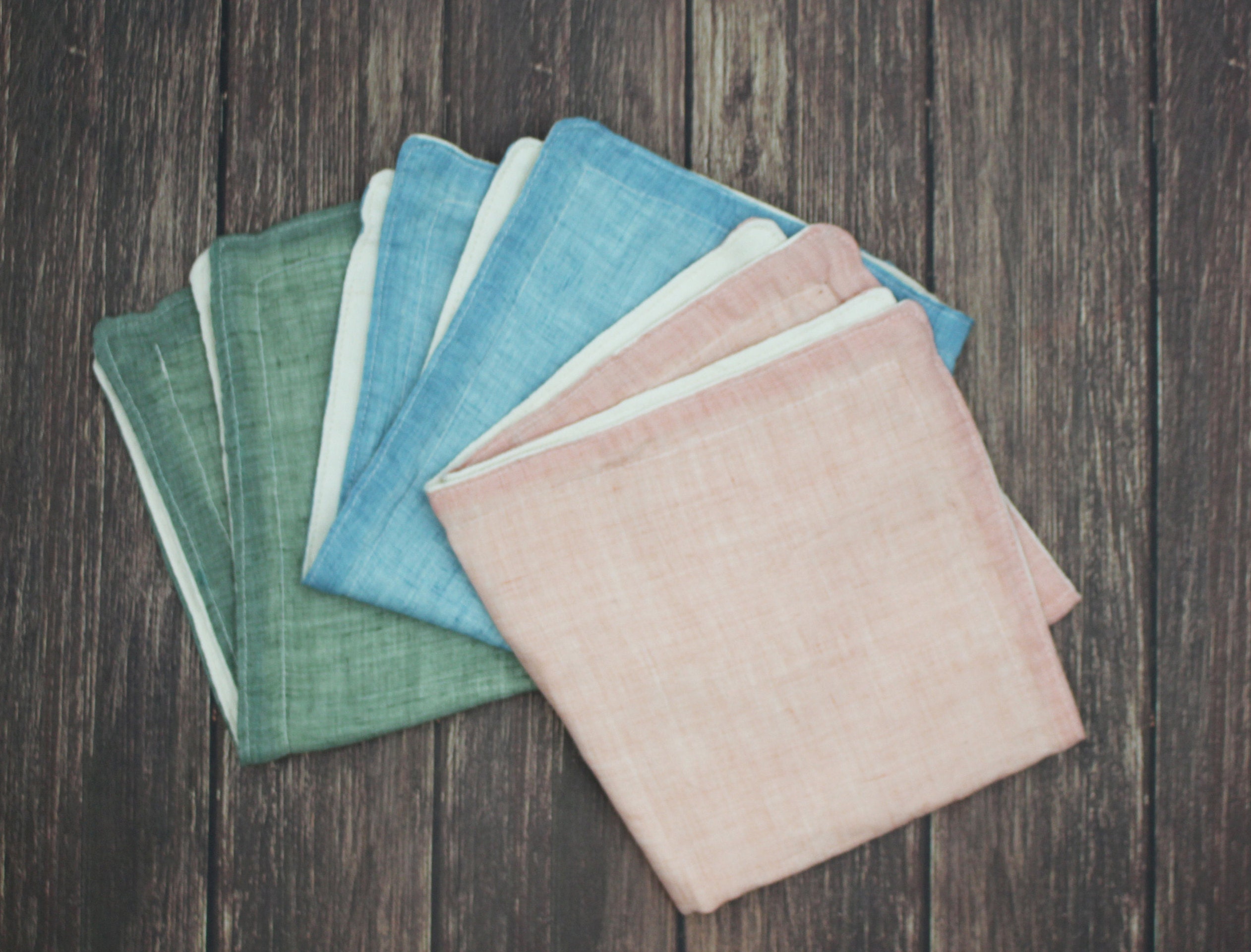 Organic Handkerchief/100 Organic Double Gauze Handkerchief/ Etsy