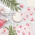 Strawberry Reusable Organic Cotton Pad, Organic Facial Pads, organic cotton pads, Cotton rounds, makeup remover, facial pads, skincare product logo