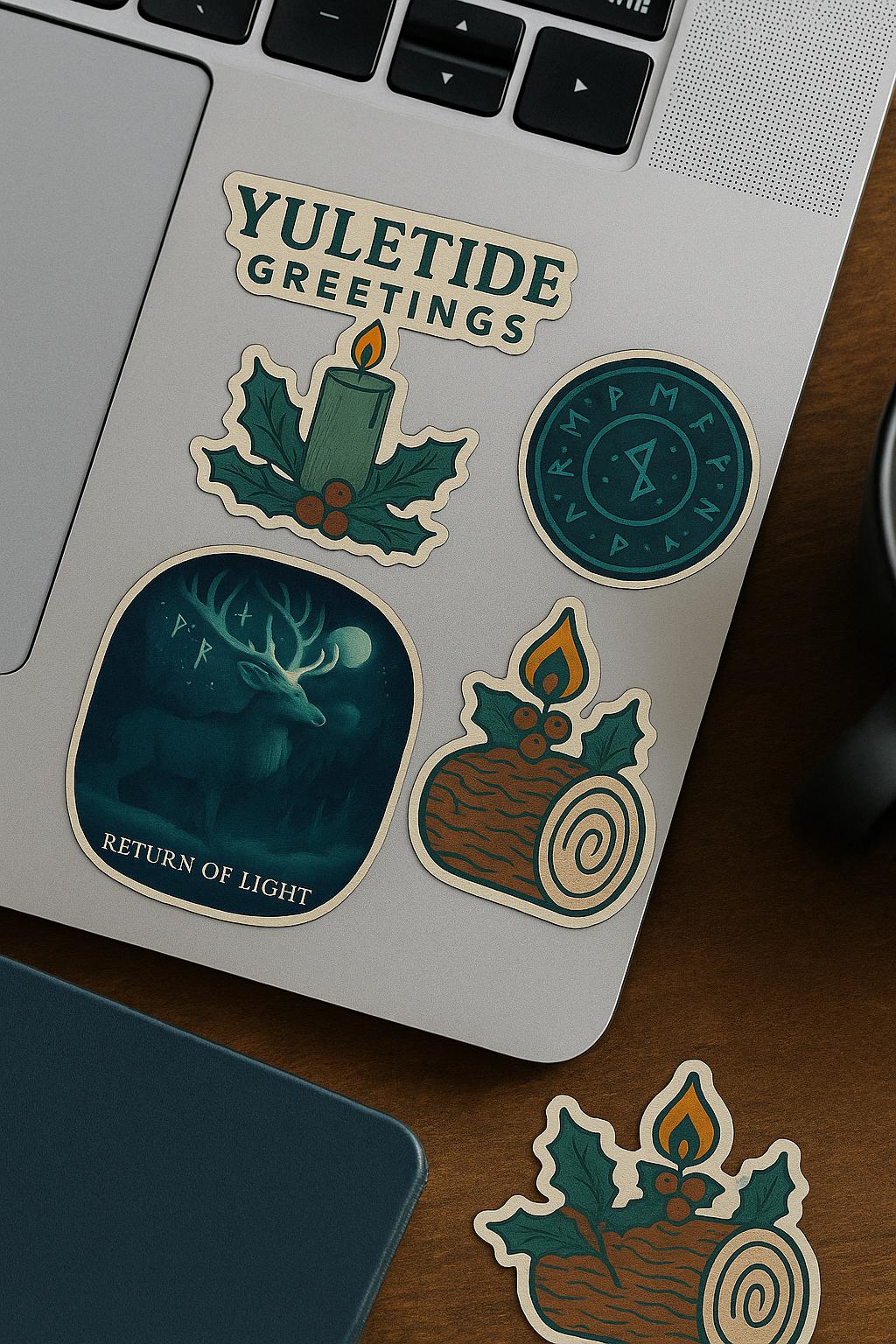 Yule Forest Sticker by Ecossaise