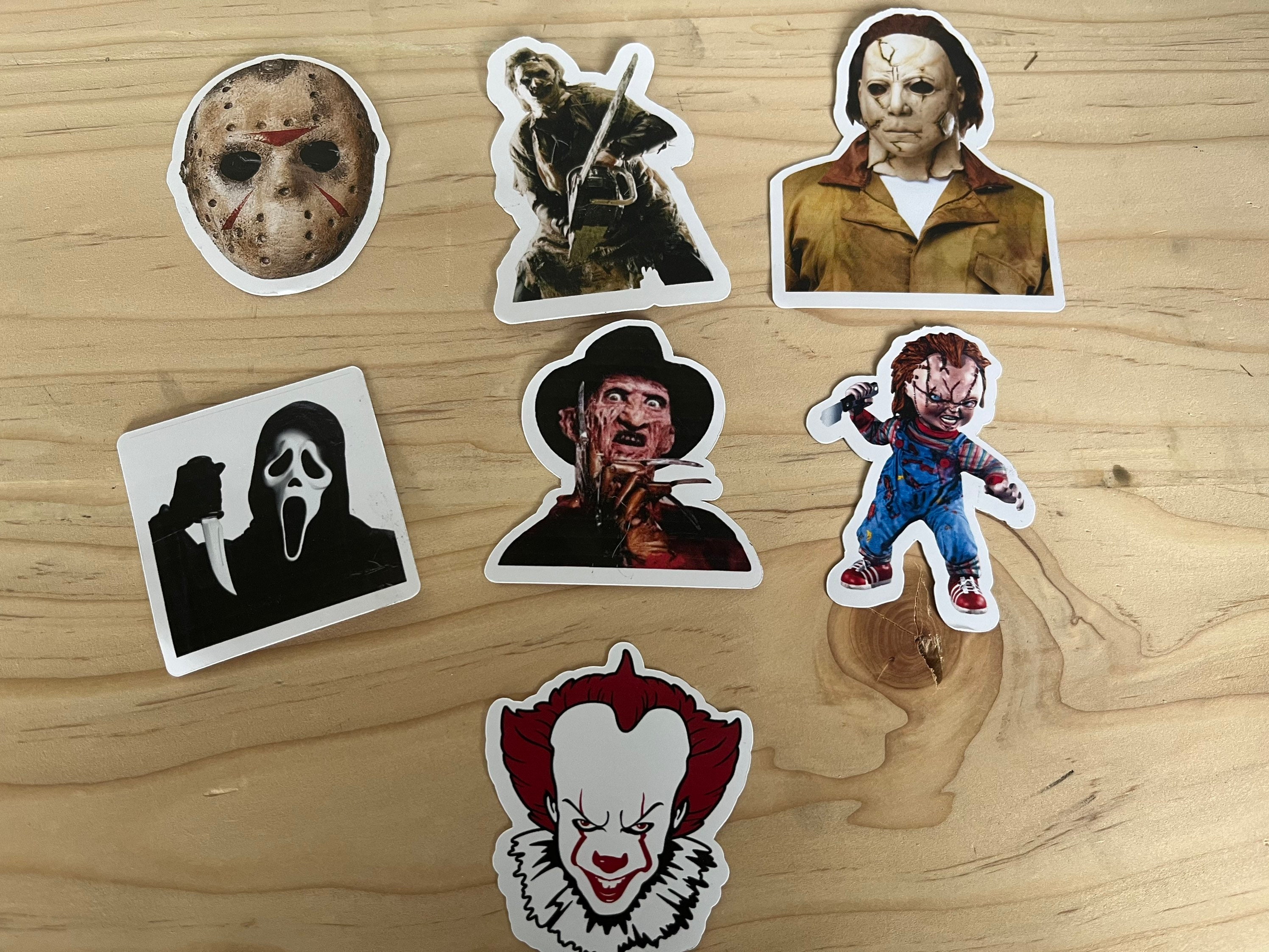 Slasher Film Halloween Stickers by Ecossaise