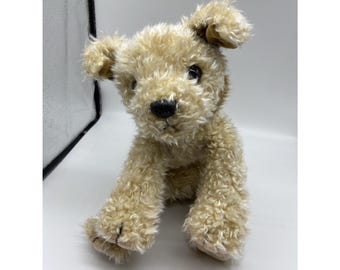 Ty 1997 Taffy Puppy Dog Shaggy 9" Plush Terrier Vintage Very Cute Huggable