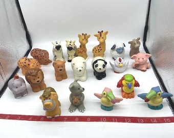 Animali Little People Fisher Price - Arca di Noè, Fattoria, Zoo Lotto (20) 2001-2002