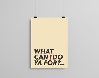 What can I do ya for?... A3