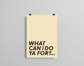 What can I do ya for?... A4