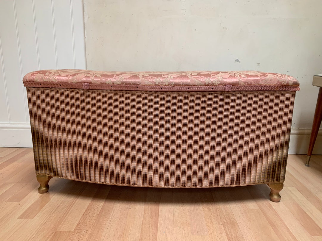 Lloyd Loom Ottoman / Blanket Box Original Vintage 1930s / Etsy