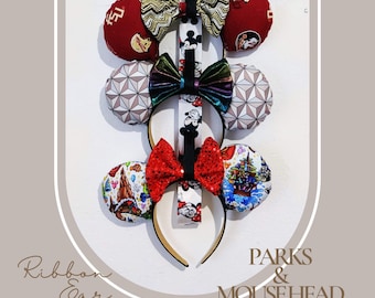 5 & 10 Ear Holder- Mouse Shaped and Parks Themed