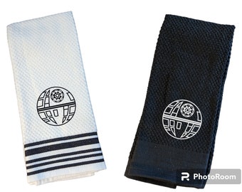 Star Wars Death Star Embroidered Decorative Towel