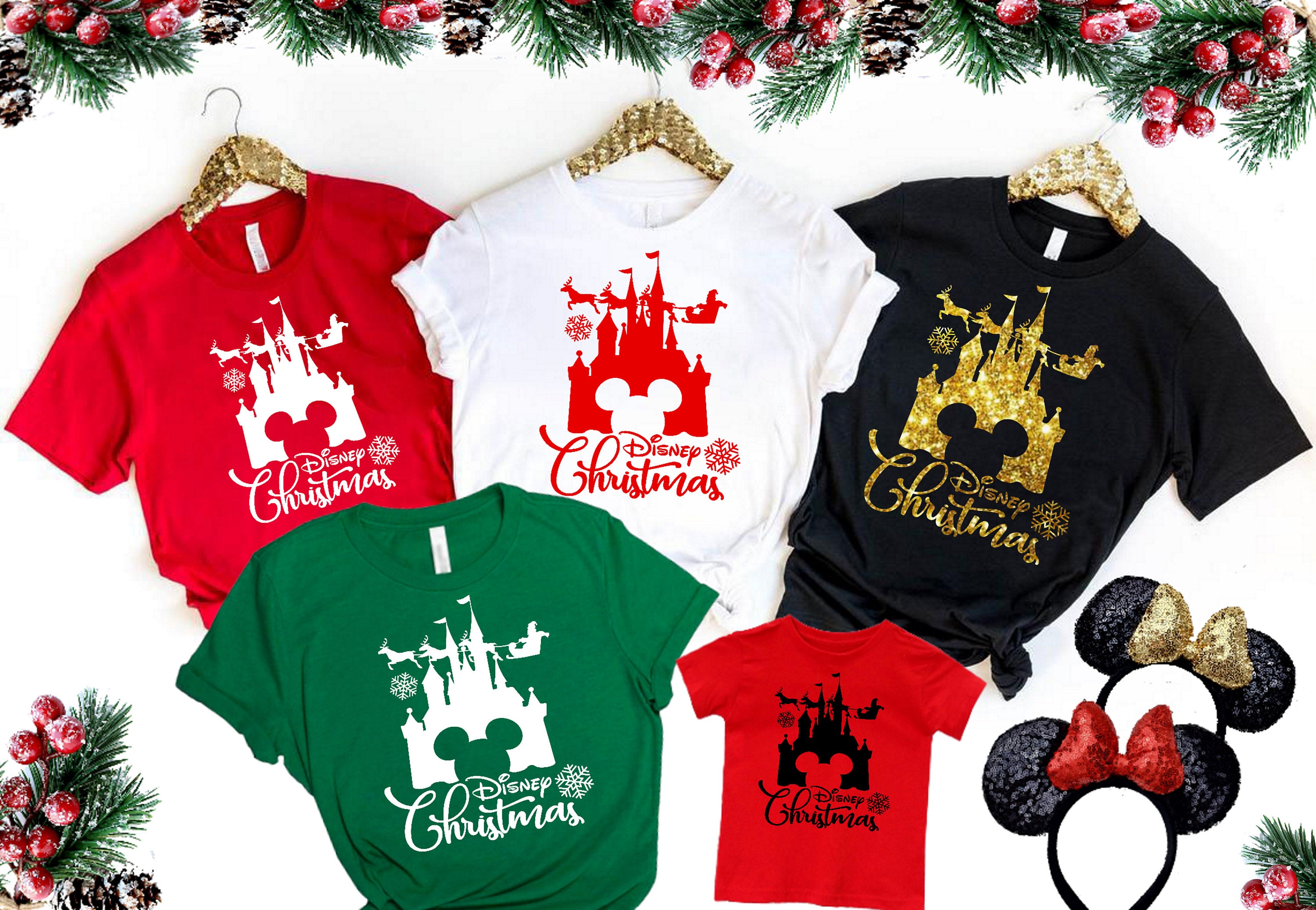 Disney Christmas Shirts Disney Shirts Christmas Disney | Etsy