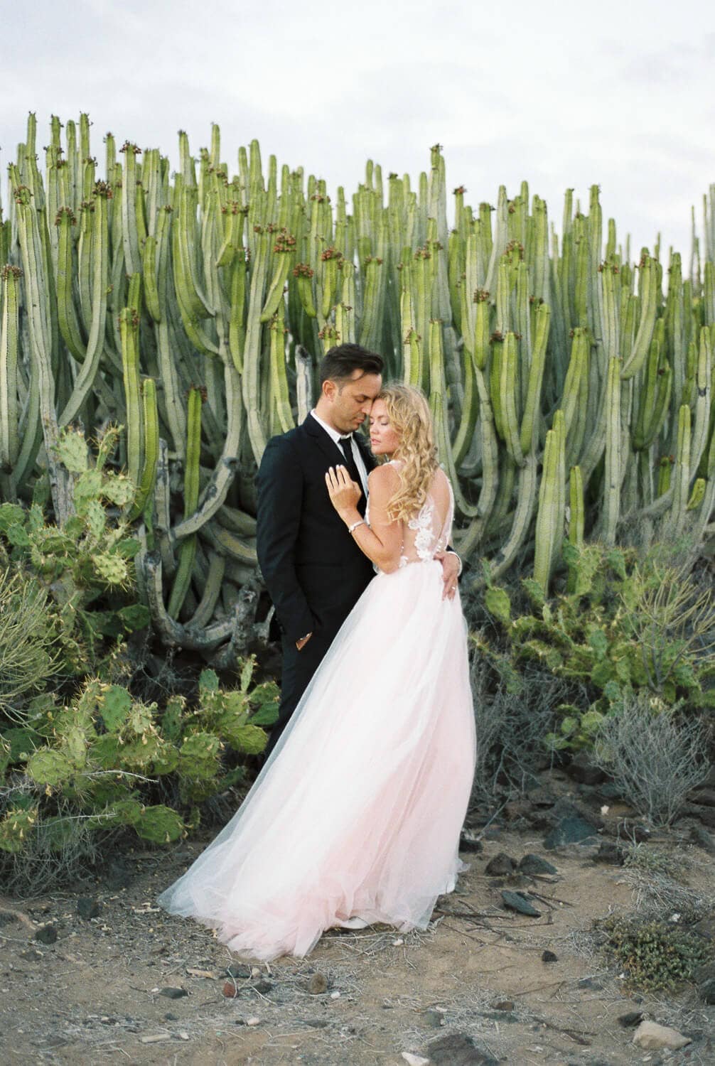 Blush flower wedding dress 2025