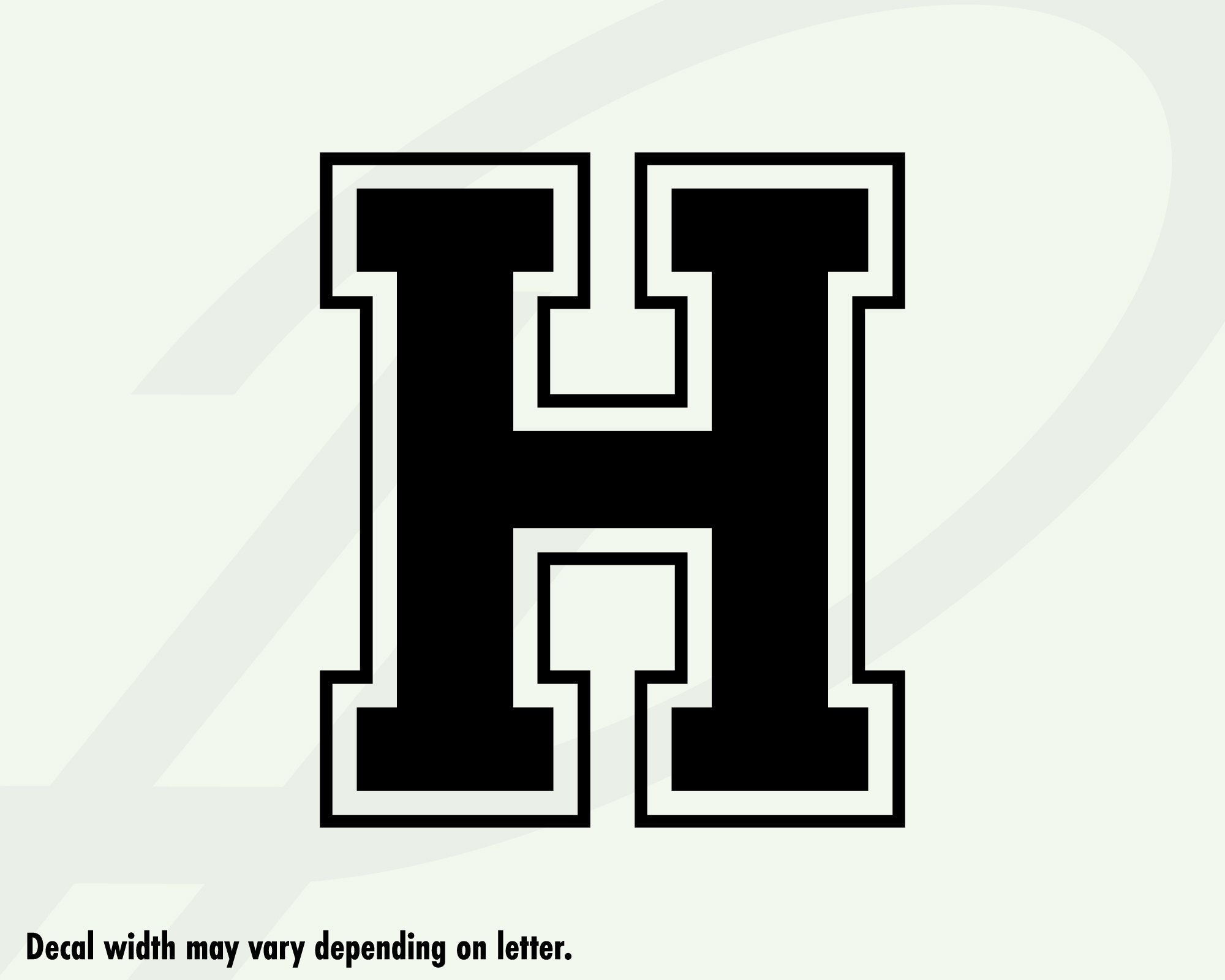 Printable Varsity Letters B58
