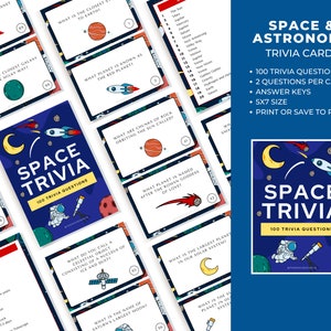 Cartes-questionnaires sur l'espace et l'astronomie | Activité scolaire à la maison, jeux d'apprentissage, aide pédagogique, enfants du primaire, collège