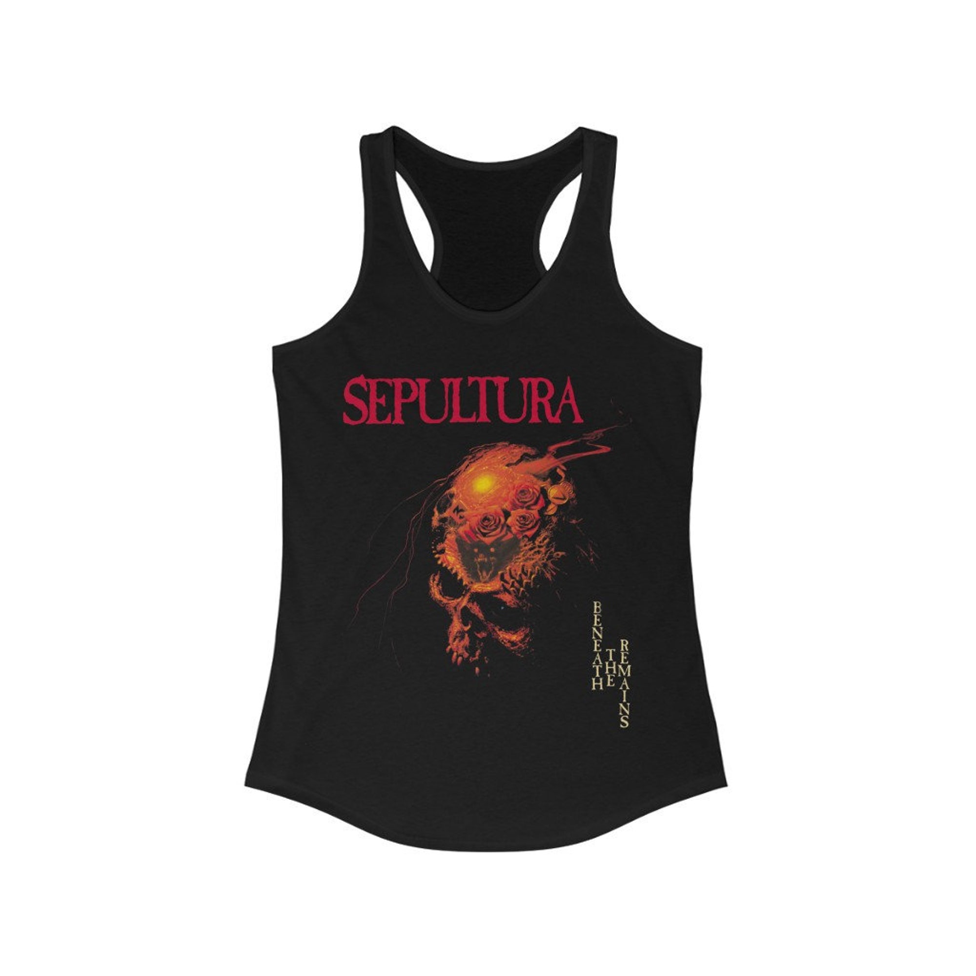 Sepultura Womens tank tee - Beneath The Remains Sleeveless Top - Heavy Metal Band