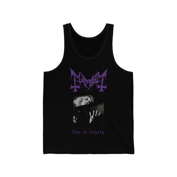 Leipzig Mens Tank Top Black Metal Band 