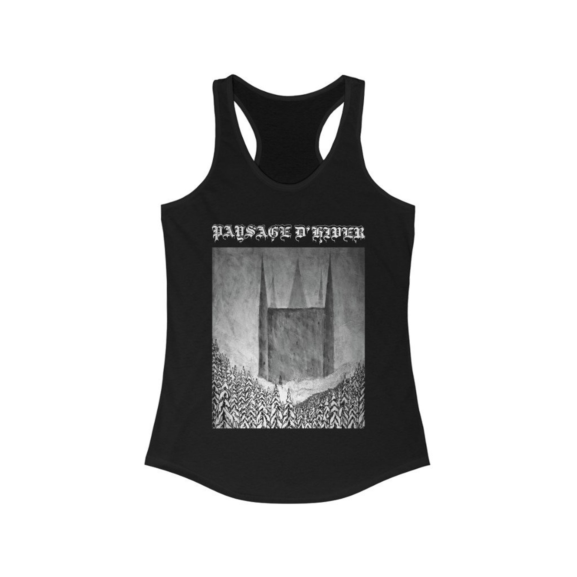Discover Paysage d'Hiver Womens Tank Top, Ladies Paysage d'Hiver Tank Top
