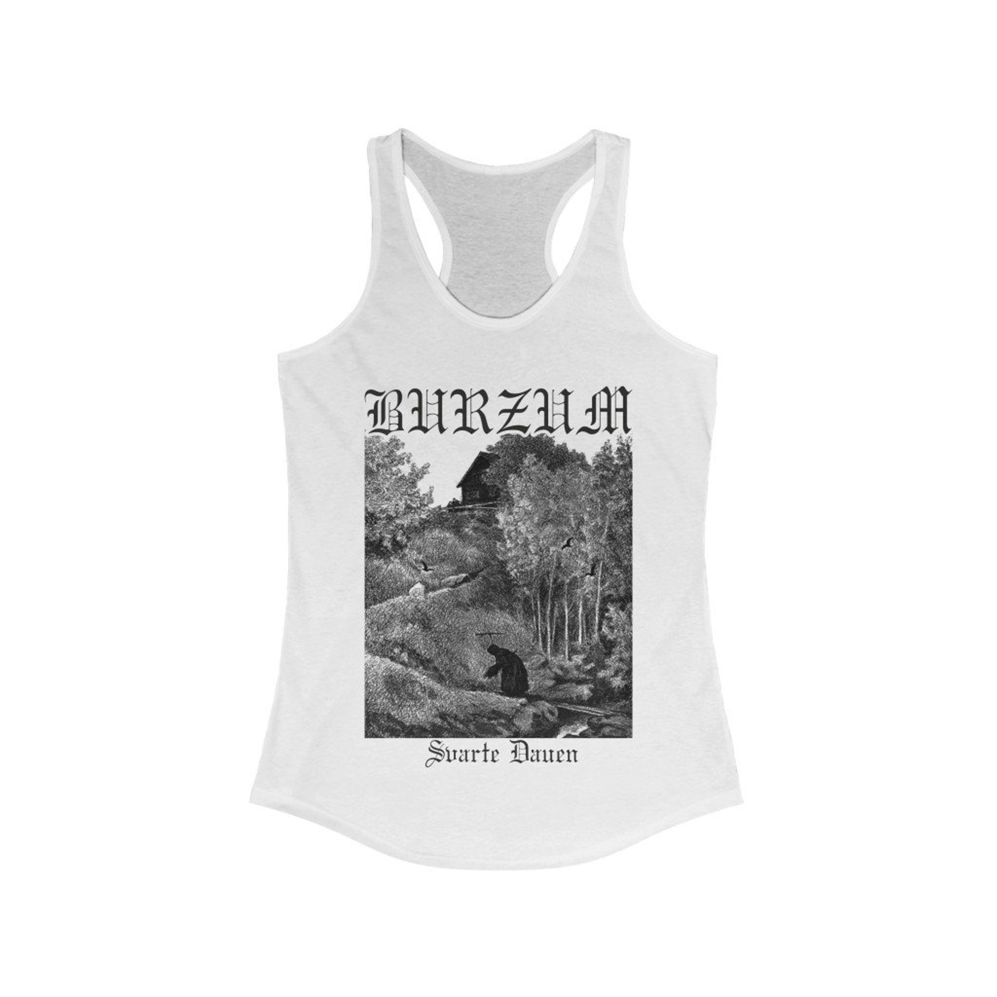 Discover Burzum Womens Tank Top, Burzum - Svarte dauen, Burzum Black Metal Sleeveless Tee