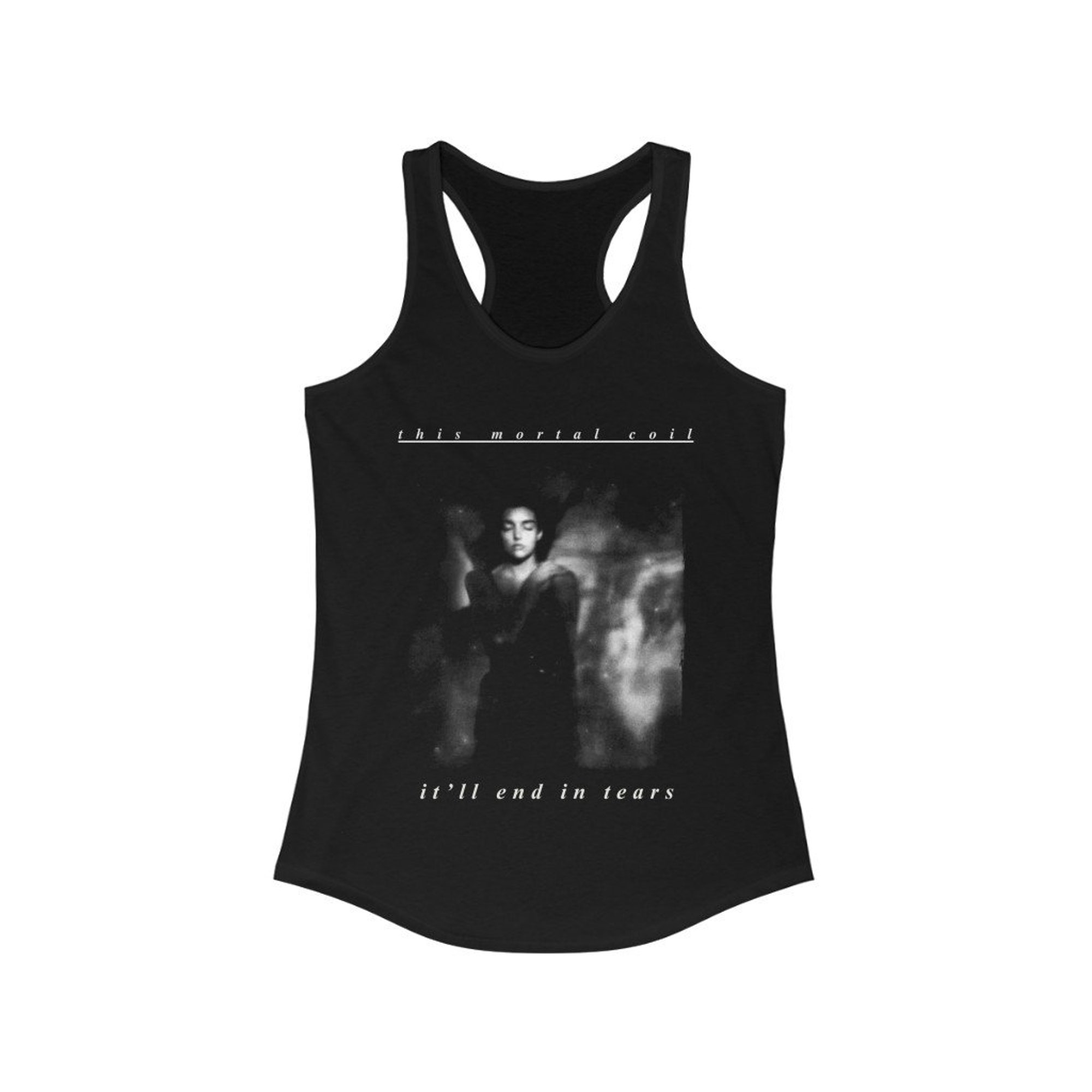 Discover This Mortal Coil Womens Tank Top - It'll End In Tears Sleeveless Tee - Gothic Rock Band