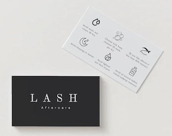 Beauty Professional Business Card Template, Esthetician Business Card, Lash Cards, Luxury Business Card, Lash Artist, Eyelash Tech