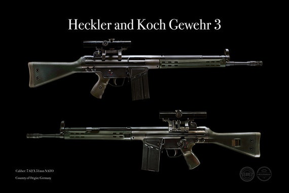 Hk G3 Heckler And Koch Etsy