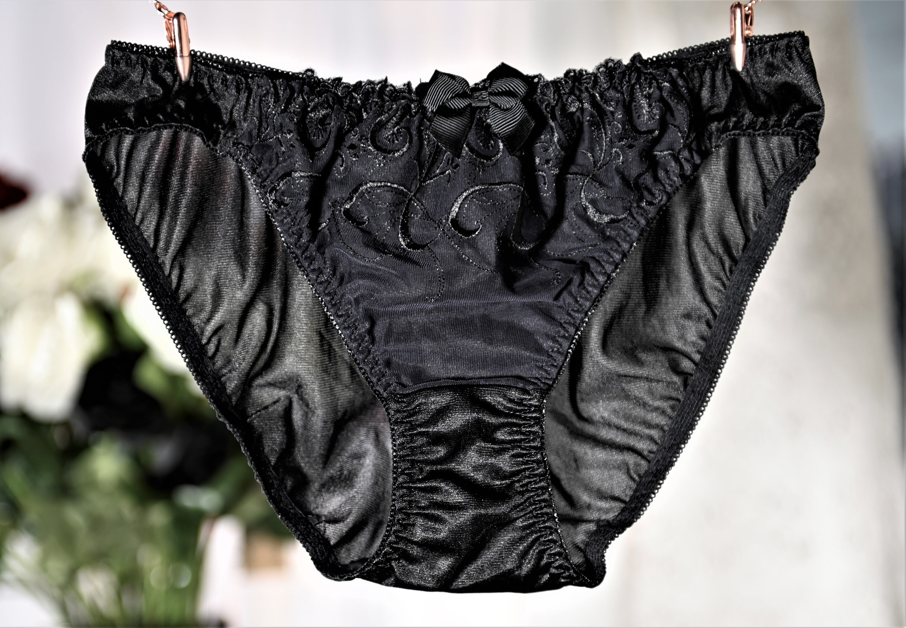Pretty Black Panties Etsy