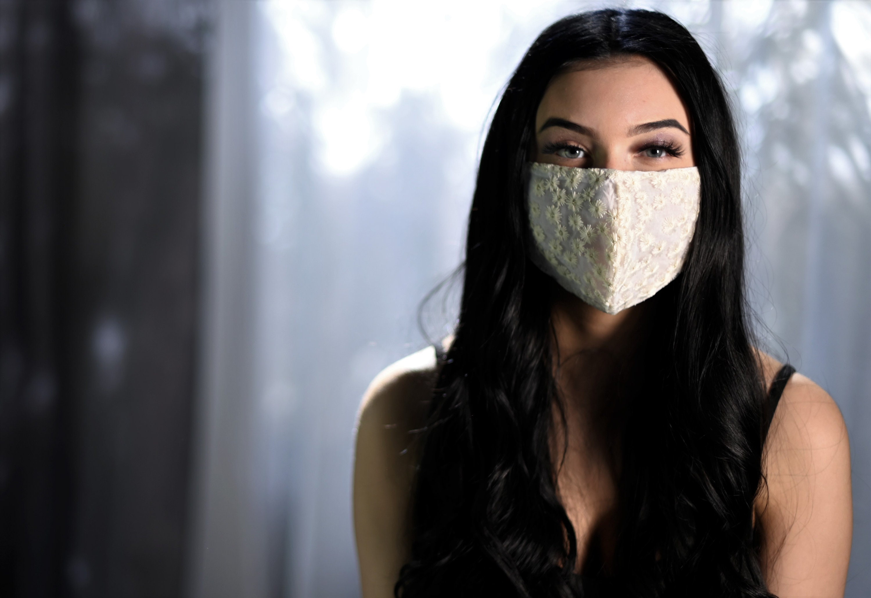 2 Pack Lace Face Masks Etsy