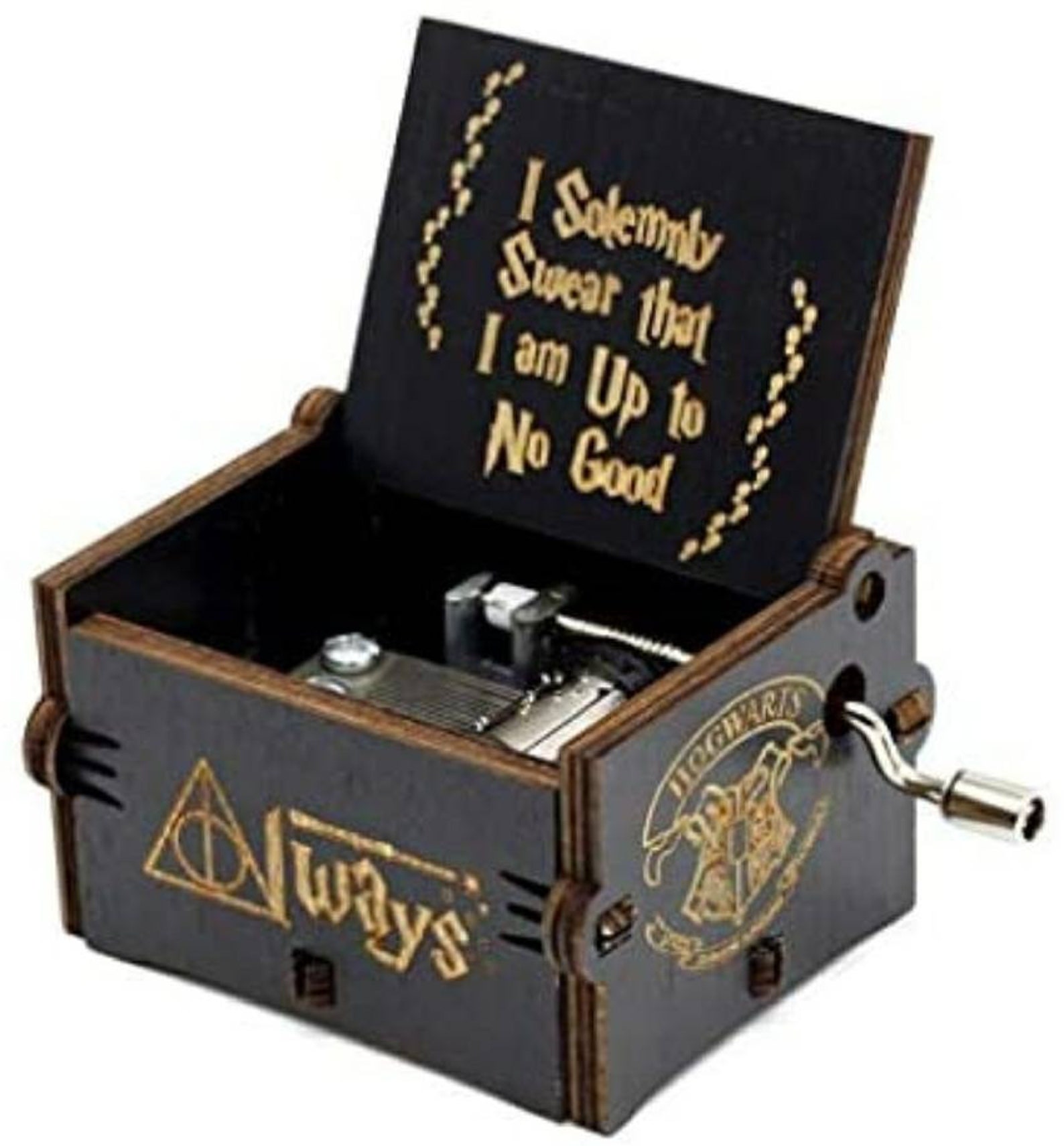 Music Box Harry Potter : Harry potter music box handmade craft with harry potter : Harry potter fans, regardless of age and gender, will appreciate this beautifully crafted, classic music box that plays the iconic theme song of the movie series, which is hedwig's theme.