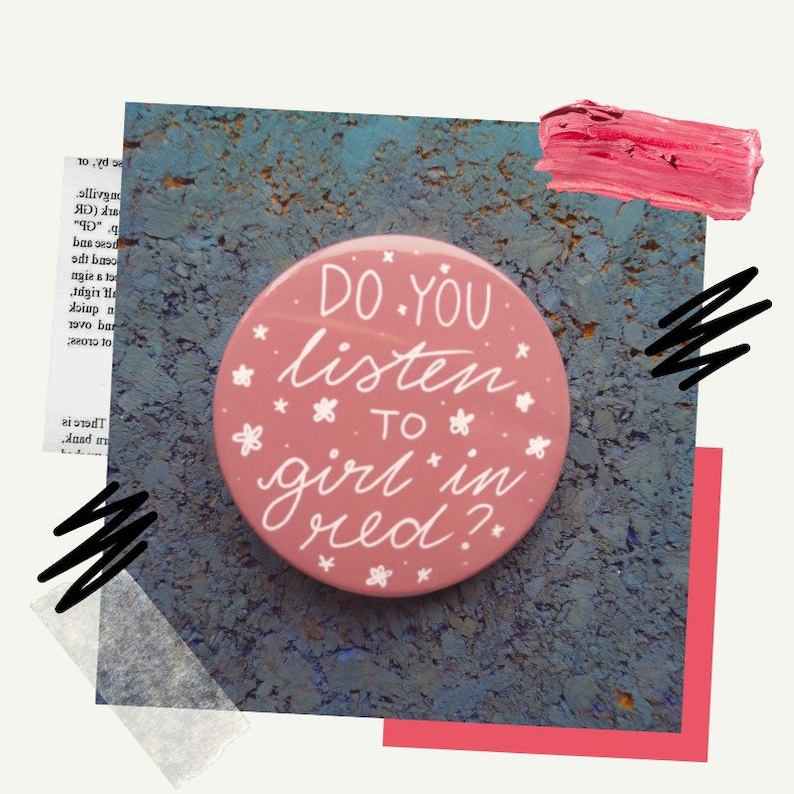 Do you listen to girl in red Lesbian Bisexual WLW LGBT Etsy