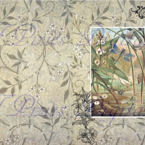 Dragonfly Journal Digital  KIt,  journal download, Print at home journal kit, journal kit, printable journal kit, digital journal kit