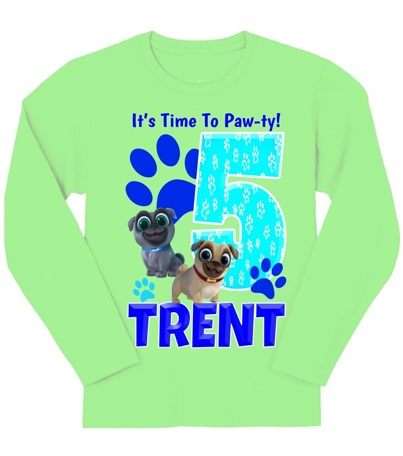 puppy dog pals birthday shirt
