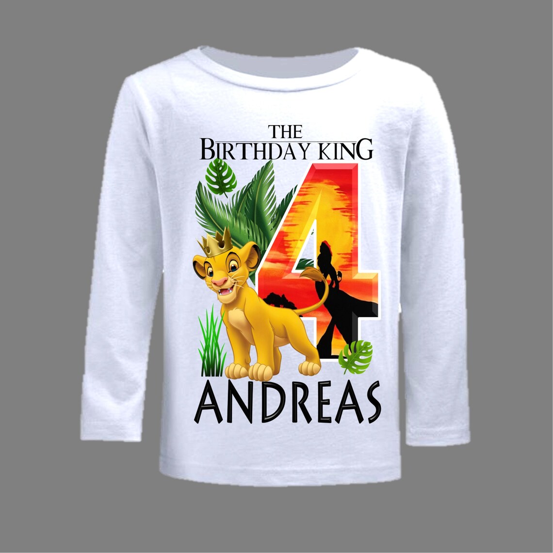 Lion King Birthday Shirt Boy's Lion King Birthday Shirt Etsy