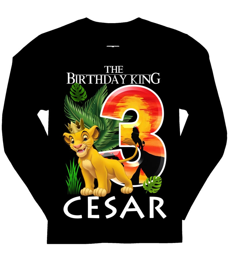 Lion King Birthday Shirt Boy's Lion King Birthday Shirt Etsy