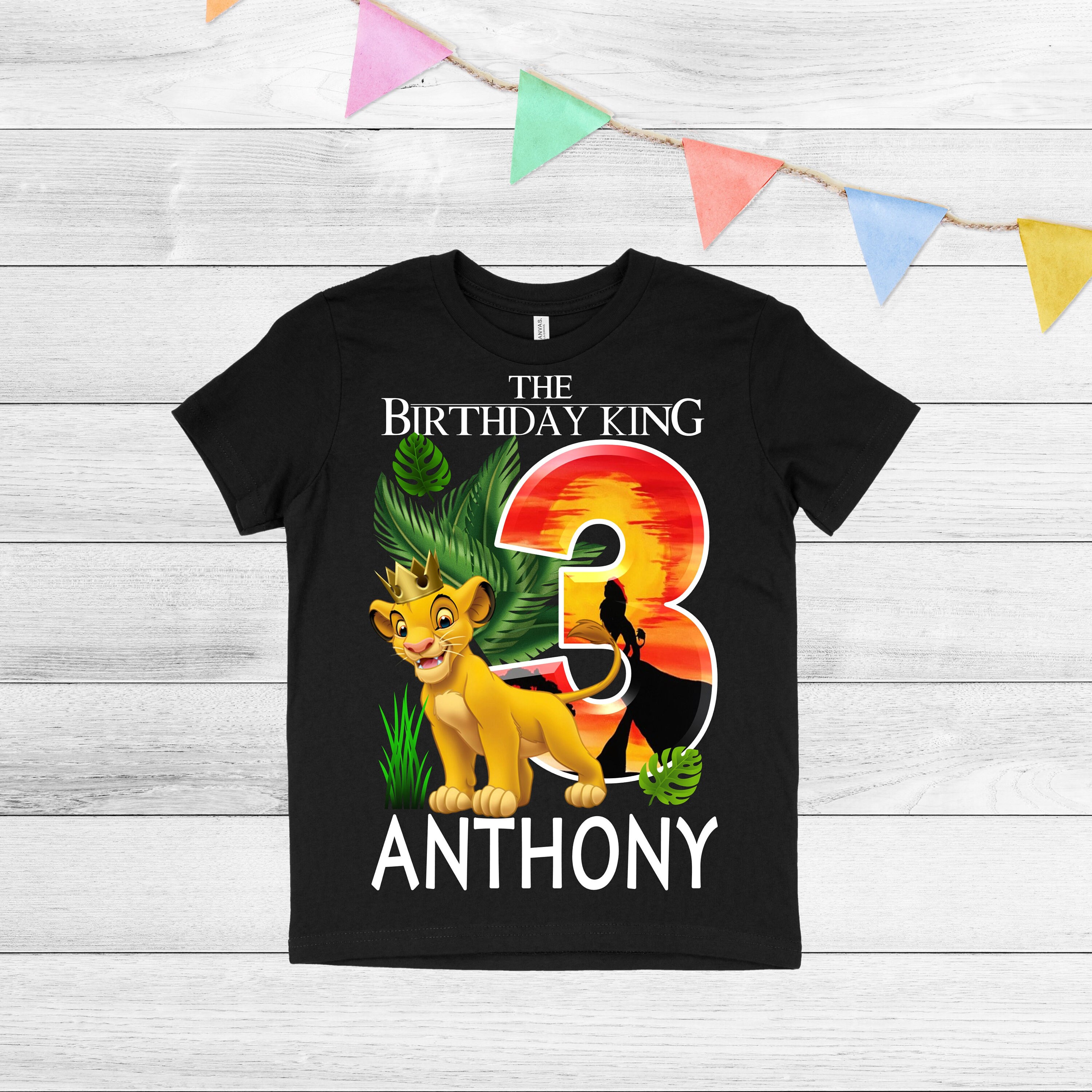 Lion King Birthday Shirt Boy's Lion King Shirt Lion Etsy
