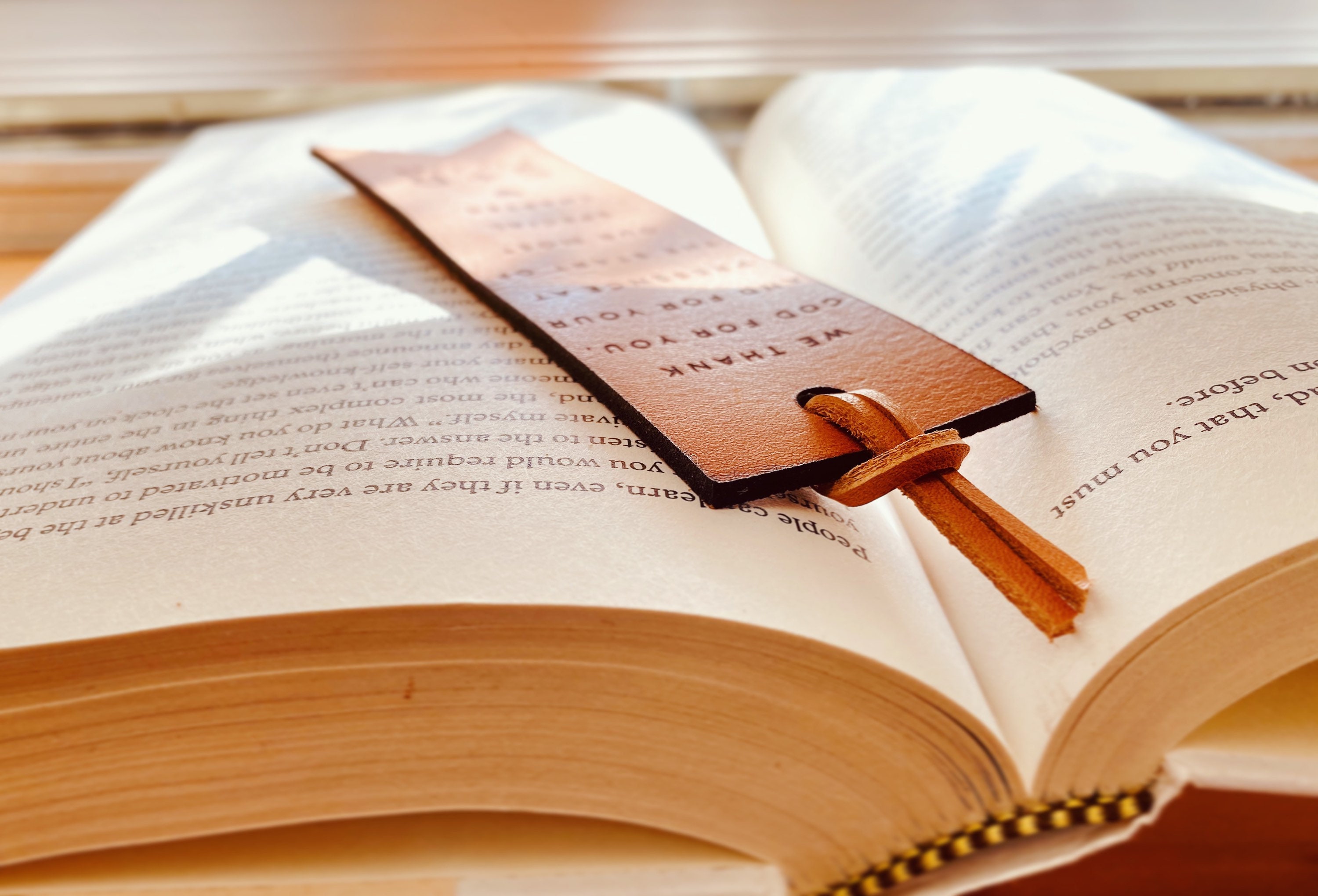 Redemable Bookmark Personalized Leather Bookmark, the Best Gift for Your Anniversary! - Etsy
